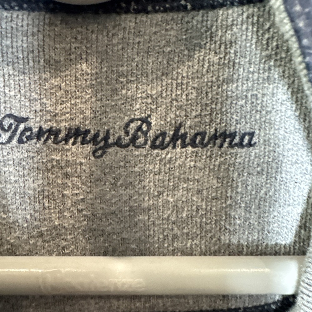 Tommy Bahama Mens Blue Quarter‎ Zip Pullover Shirt Size 2xl Pima Cotton Blend - Picture 3 of 5